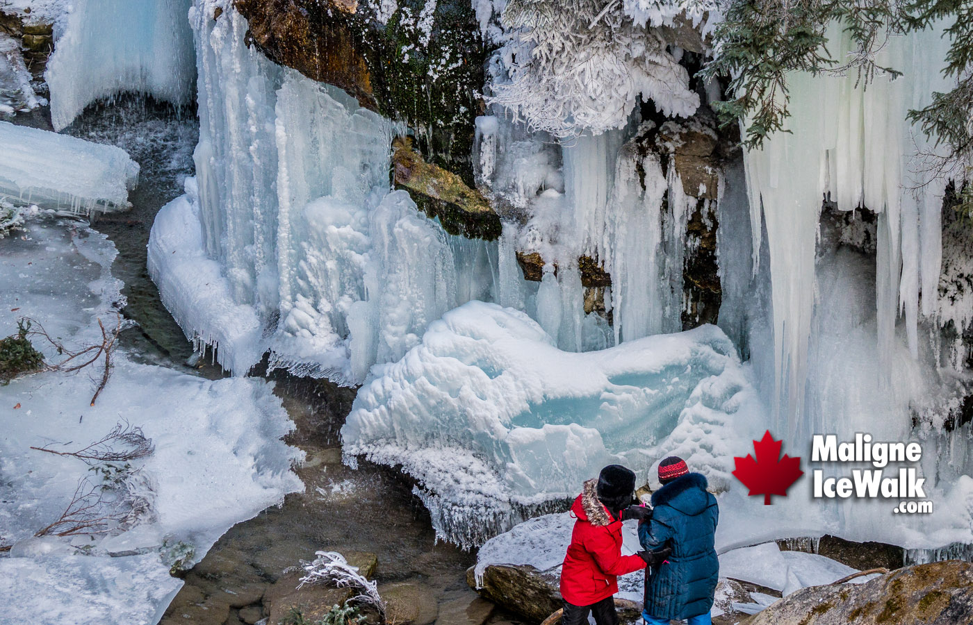 Inside Jasper Canadian Rockies Maligne Canyon Ice Walk